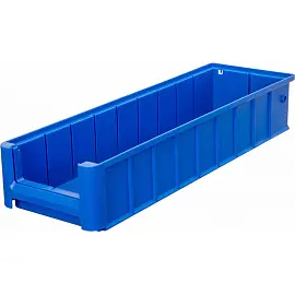 Ящик (лоток) полочный полипропиленовый SK 500х155х90 мм синий морозостойкий