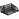 Подставка-органайзер BRAUBERG "Germanium", 5 секций, 255х180х105 мм, металл, черная, 237973