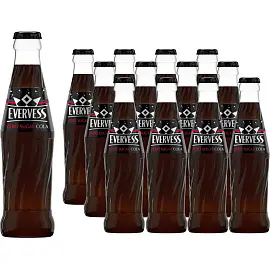 Напиток Evervess Cola без сахара 0,25л,12шт/уп