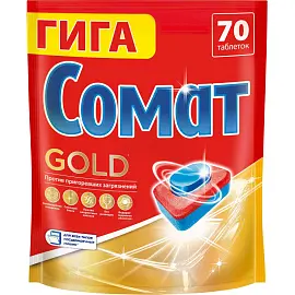 Таблетки для посудомоечных машин Сомат Gold (72 штуки в упаковке)