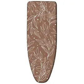 Чехол для гладильной доски универс.Nika ЧПД2 поролон.1300х520 с листьями
