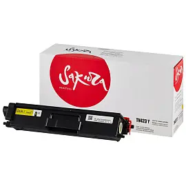 Картридж лазерный Sakura TN-423Y SATN423Y для Brother желтый совместимый