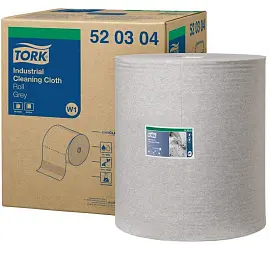 Протирочный нетканый материал TORK (Система W1), Premium, 950 листов в рулоне, 38х43 см, 520304