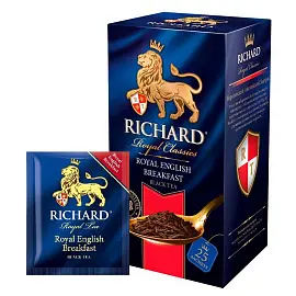 Чай Richard Royal English Breakfast черный 25 пакетиков