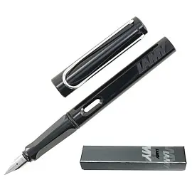 Ручка перьевая Lamy Safari цвет чернил синий цвет корпуса черный (артикул производителя 4000241)