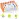 Легкий пластилин для лепки Мульти-Пульти, оранжевый, 6шт., 60г, прозрачный пакет Фото 2