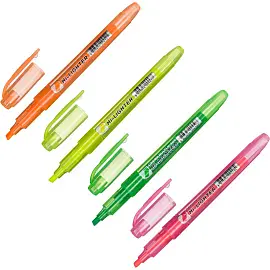 Набор текстовыделителей Crown Multi Hi-Lighter (толщина линии 1-4 мм, 4 цвета)