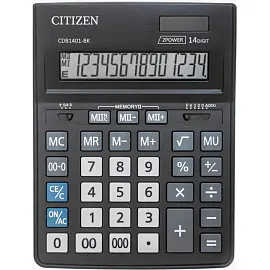 Калькулятор настольный Citizen Business Line CDB1401-BK 14-разрядный черный 205x155x35 мм