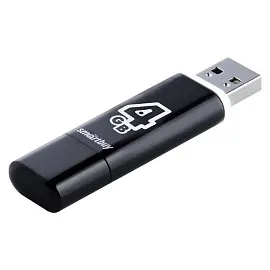 Флеш-память USB 2.0 4 ГБ Smartbuy Glossy (SB4GBGS-K)