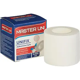 Пластырь фиксирующий Master Uni 4x500 см тканая основа