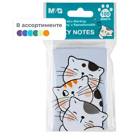 Стикеры M&G So Many Cats 76x51 мм 4 цвета (1 блок на 100 листов)
