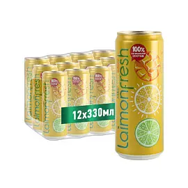 Напиток среднегазированный Laimon Frеsh манго 0.33 л (12 штук в упаковке)
