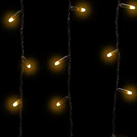 Гирлянда светодиодная уличная Neon-Night Айсикл бахрома теплый белый свет 176 светодиодов (4.6х0.6 м)