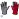 Перчатки рабочие защитные JetaSafety JLE621 трикотажные с искусственной кожей красные/серые (размер 9, L)