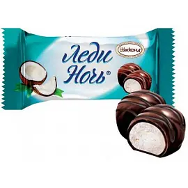 Конфеты шоколадные Акконд Леди Ночь с кокосом 500 г