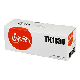 Картридж лазерный Sakura TK-1130 SATK1130/1T02MJ0NLC для Kyocera черный совместимый