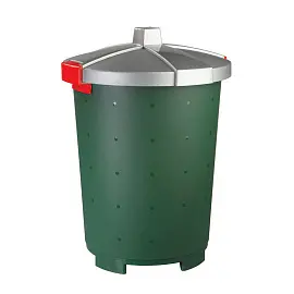 Бак для отходов 45 л пластиковый зеленый