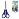 Ножницы ПИФАГОР, 135 мм, с линейкой, цвет ассорти, в картонной упаковке с европодвесом, 231163 Фото 1