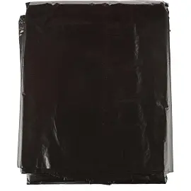 Мешки для мусора на 120 л черные (ПВД, 35 мкм, в упаковке 50 штук, 70х110 см)