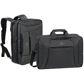 Сумка-рюкзак для ноутбука 16 RivaCase 8290 черная (8290 Charcoalblack)