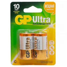 Батарейка GP Ultra C (LR14) 14A алкалиновая Цена за 1 батарейку