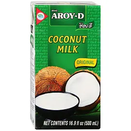 Молоко Aroy-D Кокосовое стерилизованное 17-19% 0.5 л