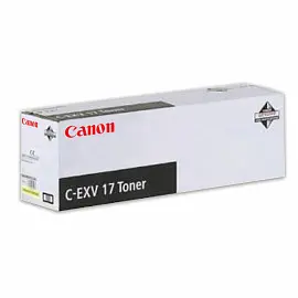 Тонер CANON (C-EXV17Y) iR4080/4580/5185, желтый, оригинальный, ресурс 30000 стр., 0259B002