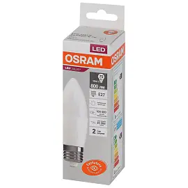 Лампа светодиодная Osram LED Value B свеча 10Вт E27 4000К 800Лм 220В 4058075579569