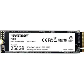 SSD накопитель Patriot M.2 2280 256Gb P300 PCI-E 3.0 x4(P300P256GM28)