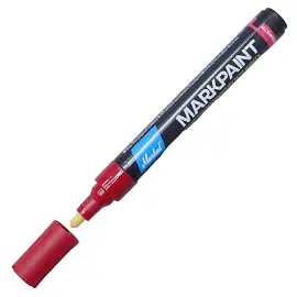 Маркер лаковый Markal Markpaint для универсальной маркировки красный (2-4 мм)