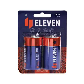 Батарейка Eleven D (LR20) алкалиновая Цена за 1 батарейку
