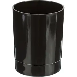 Подставка-стакан для канцелярских принадлежностей Attache Economy Офис черная 9x7x7 см