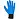 Перчатки рабочие Scaffa Grip NY1350L нейлоновые с латексным покрытием черные/голубые (13 класс, размер 8, M) Фото 0