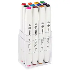 Набор маркеров Touch Brush 12 цветов (толщина линии 3 мм)