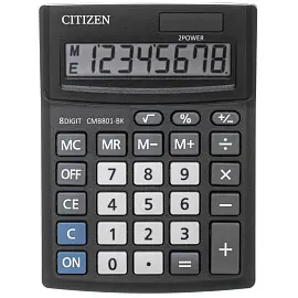 Калькулятор настольный Citizen Business Line CMB801-BK 8-разрядный черный 137x102x31 мм