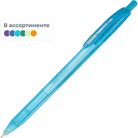 Ручка шариковая автоматическая в ассортименте Attache Euphoria синяя корпус soft touch (толщина линии 0.5 мм)