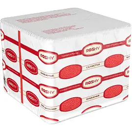 Салфетки бумажные Profi Pack 33x33 см красные 1-слойные 250 штук в упаковке