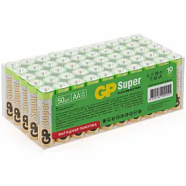 Батарейка GP Super AA (LR06) 15A алкалиновая Цена за 1 батарейку