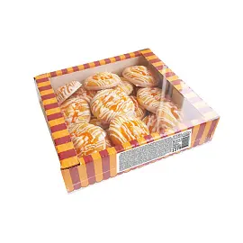 Печенье бисквитное СЕМЕЙКА ОЗБИ, с апельсином в белой глазури, 400 г, картонная коробка, ш/к 44395, 1279