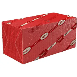Салфетки бумажные Profi Pack 24x24 см красные 2-слойные 250 штук в упаковке