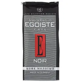Кофе молотый Egoiste Noir 250 г (вакуумная упаковка)