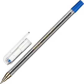 Ручка шариковая неавтоматическая Attache Goldy синяя (толщина линии 0.3 мм)