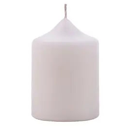 Свеча Eurocandle белая 6х6.5 см