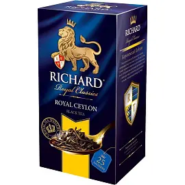 Чай Richard Royal Ceylon черный 25 пакетиков