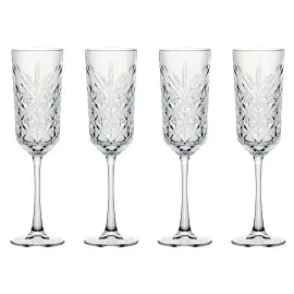 Набор бокалов для шампанского Pasabahce Timeless стеклянные 175 мл (4 штуки в упаковке)