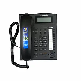 Телефон проводной Panasonic KX-TS2388RU черный