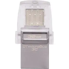 Флешка USB 3.1 64 ГБ Kingston DT microDuo 3C (DTDUO3CG3/64GB)