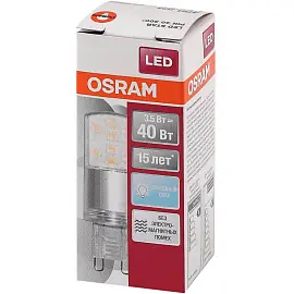 Лампа светодиодная Osram 3.5 Вт G9 (PIN, 4000 К, 400 Лм, 220 В, 4058075315853)