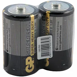 Батарейка GP Supercell D (R20) 13S солевая Цена за 1 батарейку