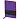Записная книжка А5 80л., кожзам, Berlingo "Fuze", цветной срез, фиолетовый